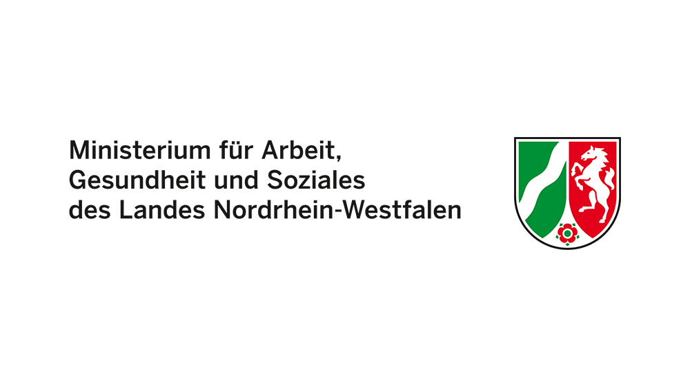 Logo des Ministeriums für Arbeit, Gesundheit und Soziales des Landes Nordrhein-Westfalen